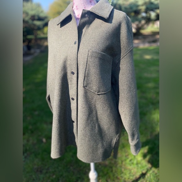 Zara oversized wool shacket | Shirt jacket | New without tags - Picture 6 of 10